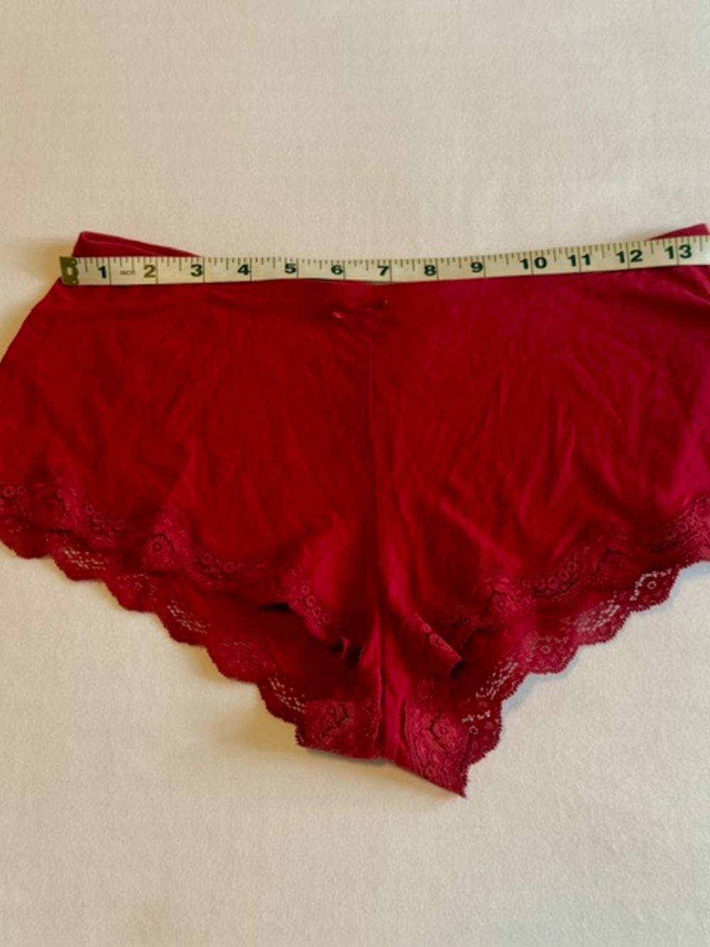 Gap Body Modal Ruby Red Long Sleeve Tee and Boyshorts Size XS - Picture 4 of 12
